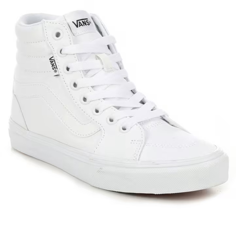 High Top White Vans - Women’s Size 7.5